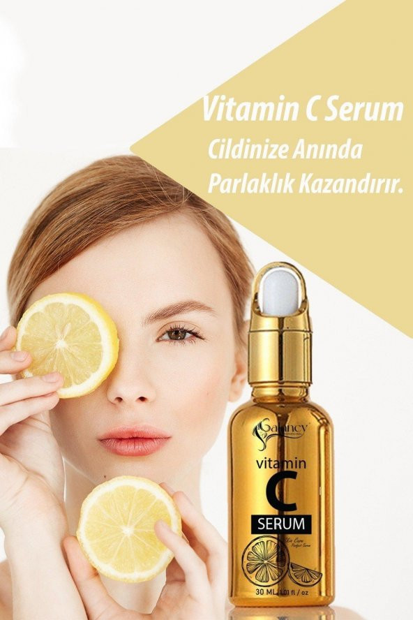 Aydınlatıcı Göz Altı Görünüm Destekleyici Cilt Bakım Serumu Vitamin C