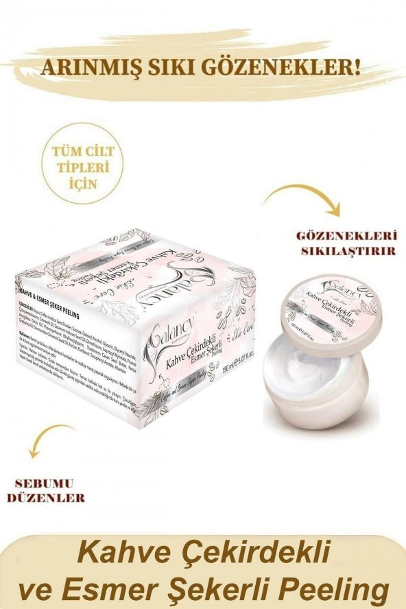 Kahve Çekirdekli ve Esmer Şekerli Peeling 150ML