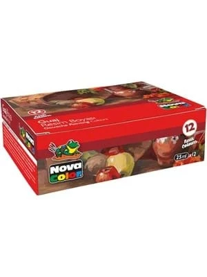 Nova Color 25 Ml Guaj Boya Şişe 12 Li Nc-461 ürün görseli 1