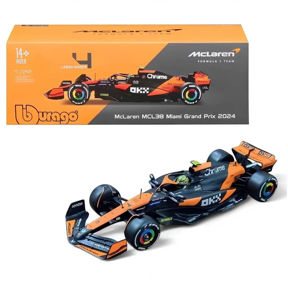 1:24 MCL38 Miami Grand Prix - Resim 2