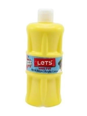 Lets Akrilik 500 Ml Boya Sarı L-5301 ürün görseli 1