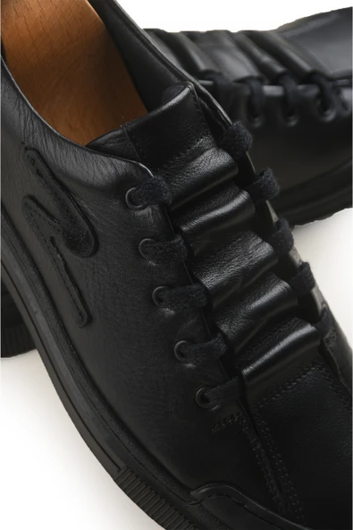 DeepSEA Erkek Hakiki Deri Ortopedik Taban Rahat Günlük Spor Ayakkabı Sneaker 2509965 - Resim 4