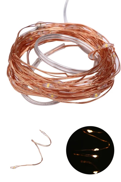 Yılbaşı ve Özel Konsept Dekorasyon 5 Mt USB Bağlantılı Led Işık (5358) - Resim 2