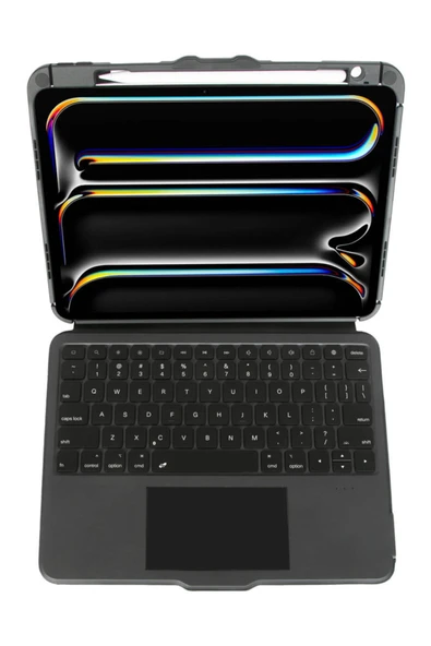Targus THZ988TR VersaVu iPad Pro 11 inch (M5/M4) Aydınlatmalı Bluetooth Türkçe Klavyeli Kılıf - Resim 2