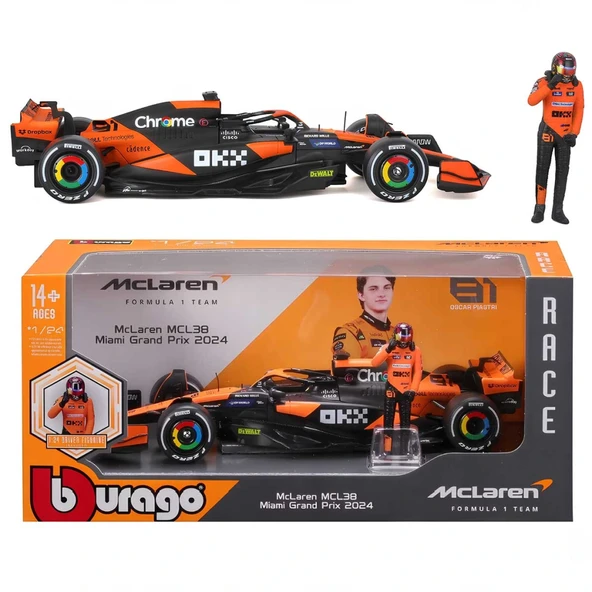 1:24 MCL38 Miami Grand Prix 2024 ürün görseli