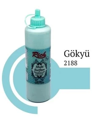 Rich 500 Cc Multı Surface Akrilik Boya 2188 Gökyüzü Mavisi ürün görseli 1