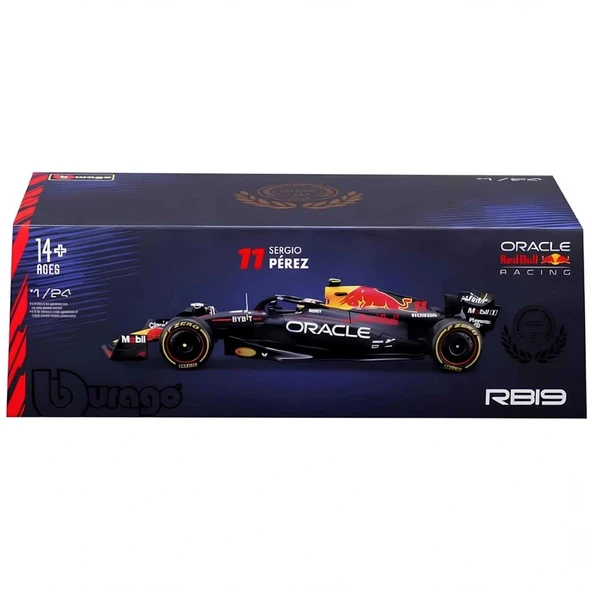 1:24 RB19 F1 Model Araba - Resim 4