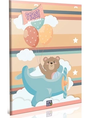 Gıpta First A4 Tel Dikişli Karton Kapak Defter Çizgili 40 Yp 5020 ürün görseli 1