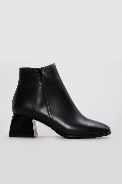 Hakiki Deri Kürklü  Kadın Kalın Topuklu Bot 264KZA854 ürün görseli