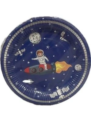 Nedi 22 Cm Karton Tabak 8 Li Uzay ve Astronot 52395 ürün görseli 1