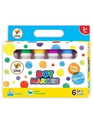 Lino Dot Markers(yıkananilir) 6"lı Ln-606 ürün görseli 1
