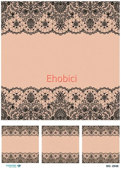 Diamond Pirinç Dekopaj Kağıdı - 2948 ürün görseli