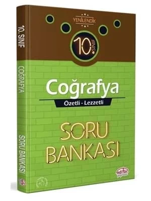 Editör Yay.-10.sınıf Coğrafya Soru Bankası 2223 ürün görseli 1