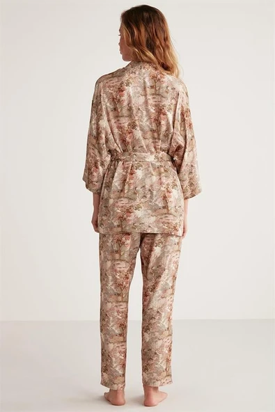 Catherine's Lüx Mood 3'lü Pijama Takım - Resim 2