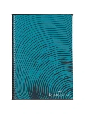 Faber Castell Waves A4 Pp Kapak Spiralli Defter Kareli 100 Yp 5075000437 ürün görseli 1
