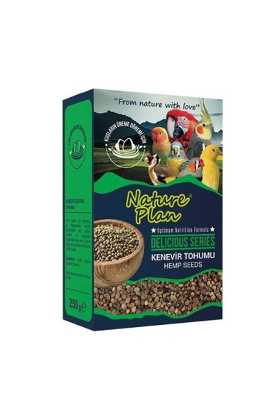 Nature Plan Delicious Serisi Kenevir Tohumu 250gr Skt:09/2027 ürün görseli