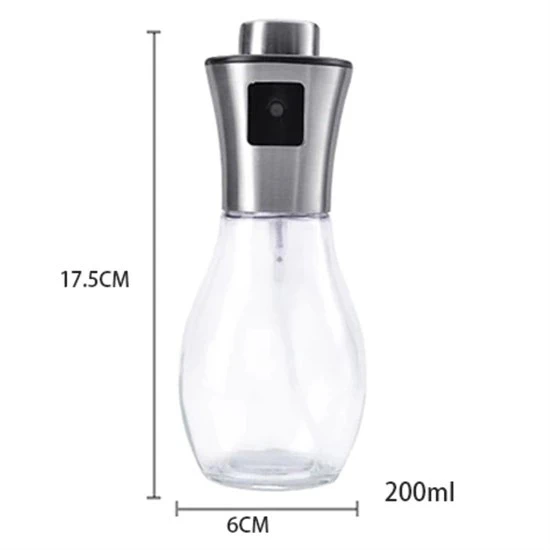 Çok Amaçlı Spreyli Sızdırmaz Cam Şişe Yağdanlık Limon Sirke Sos Püskürtücü Dağıtıcı Sprey (5365) - Resim 4
