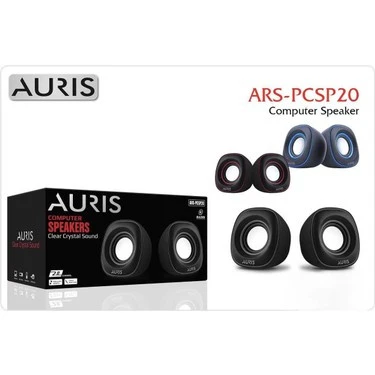 Auris ars-pcsp20 Baslı 3.5mm Jack Bilgisayar Hoparlörü ürün görseli