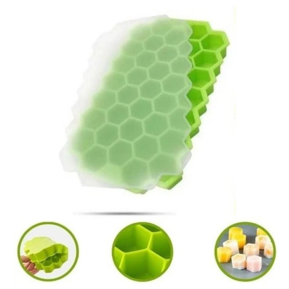 37 Bölmeli Slikon Petek Şeklinde Buz Kalıbı (5365) - Resim 2