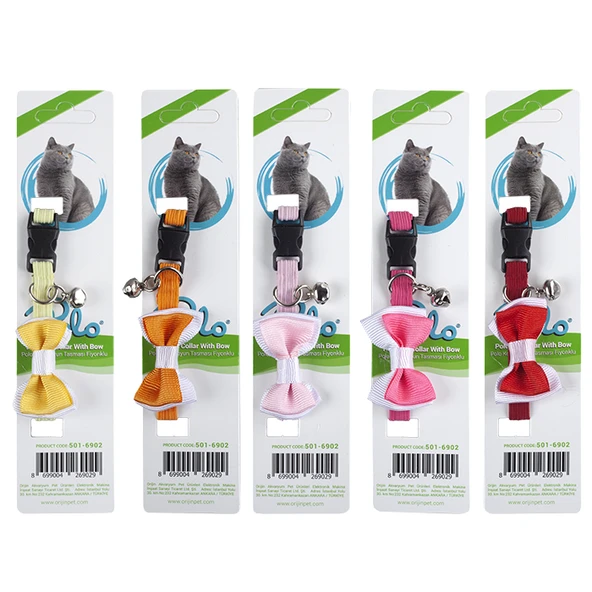 Polo Kedi Boyun Tasması Fiyonklu ürün görseli