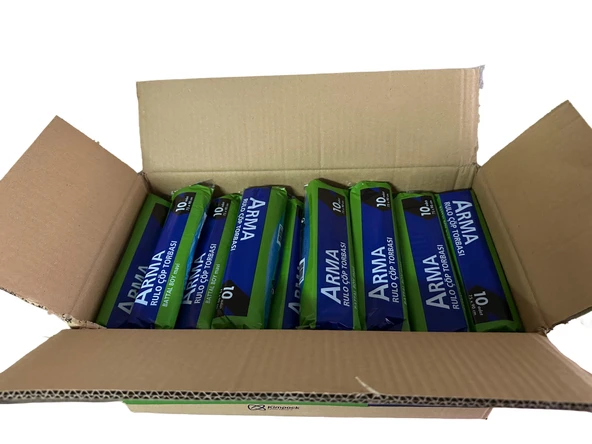 Arma Battal Boy 70 Lt. Mavi Çöp Torbası Poşeti - 75 x 90 Cm / 10 Adetlik 50 Rulo / Koli - Resim 2