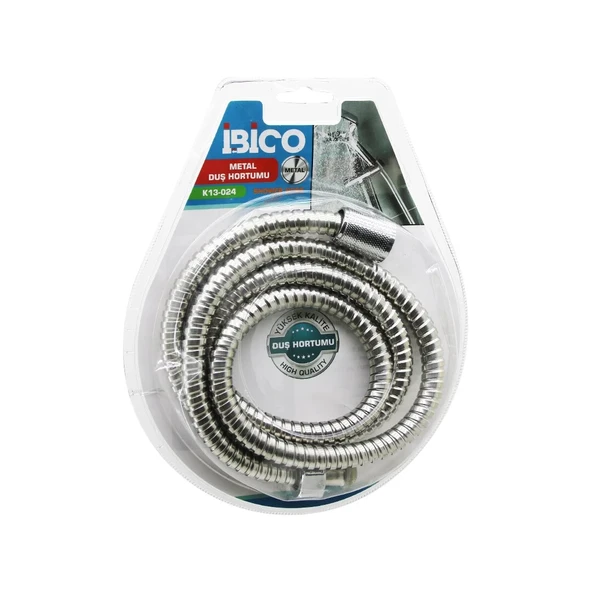 METAL  DUŞ HORTUMU  150CM   VAKUMLU AMBALAJ   ANTİ TWİST=DOLANMAZ-KIVRILMAZ-KOPMAZ (5365) ürün görseli 1