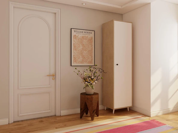 Harput tek Kapaklı Çok Amaçlı Banyo Dolabı kotonvizon - Resim 2