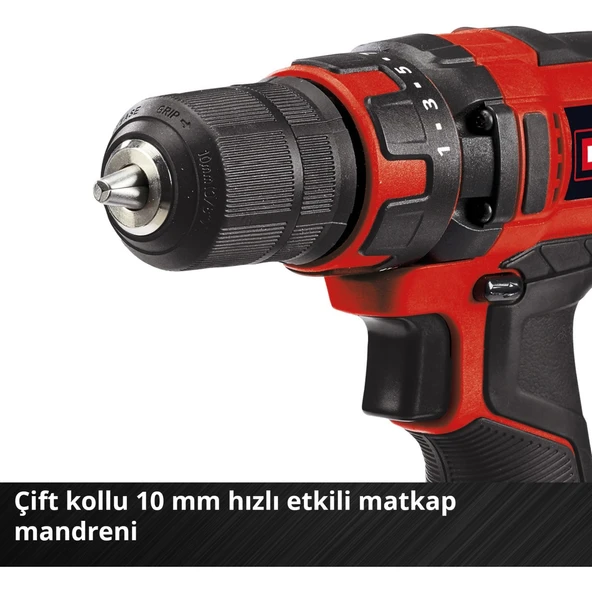 Akülü Vidalama TC-CD 18/35 Li-Solo Power X-Change (Li-Ion, 18 V, 550 dak.-1, 35 Nm, 10 mm mandren, akü ve şarj cihazı dahil değildir) - 4513927 - Resim 5