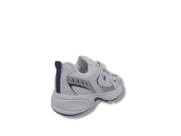 Unisex Beyaz Yürüyüş Koşu Spor Ayakkabı - Resim 5