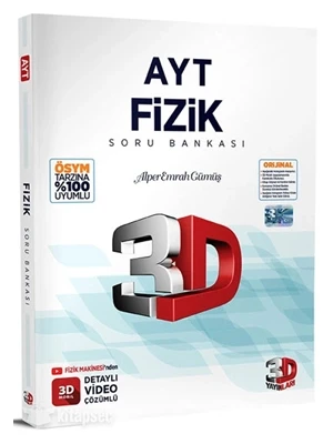 3d Yay.- Ayt Fizik Soru Bankası 2324 ürün görseli 1