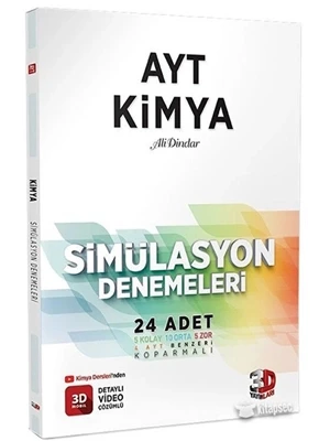 3d Yay.- Ayt Kimya Simülasyon Denemeleri 24"lü 2324 ürün görseli 1