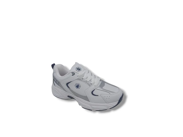 Unisex Beyaz Yürüyüş Koşu Spor Ayakkabı - Resim 4