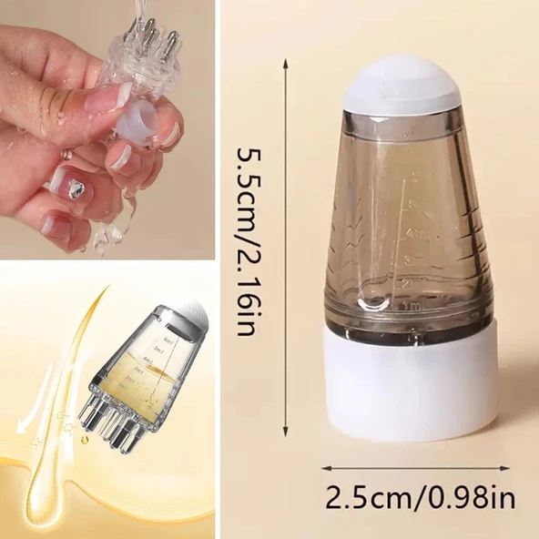 Mini Saç Derisi ve Cilt Bakım Serum Aplikatörü Saç Serum Şişesi (5365) - Resim 5