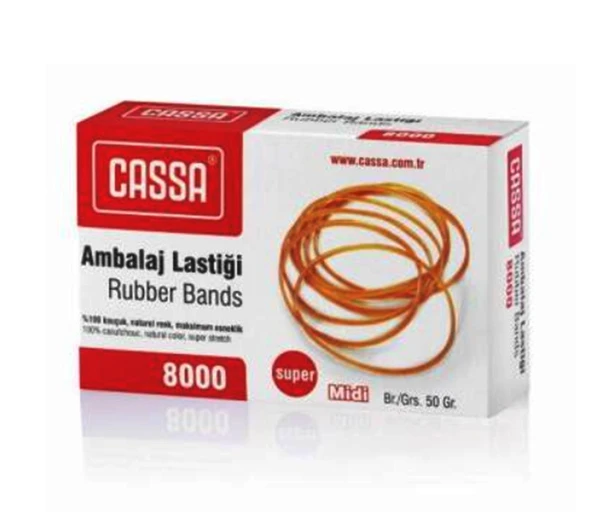 Cassa Ambalaj Lastiği Paket Lastiği 50Gr Lastik - 3 adet ürün görseli 1