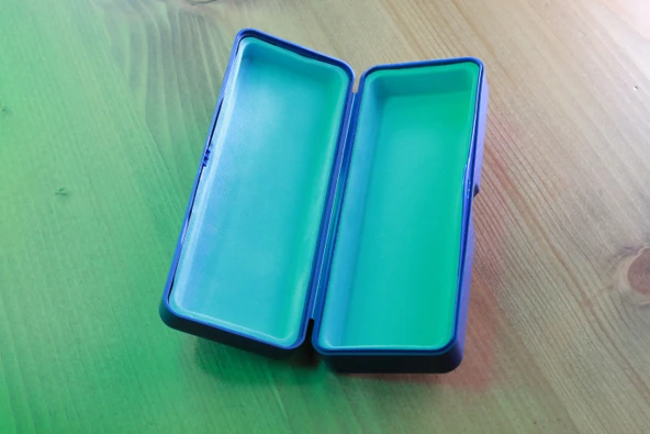 ModaTüm Gözlük Kabı Kutusu - Süper Dayanıklı Mavi Model- - Resim 4