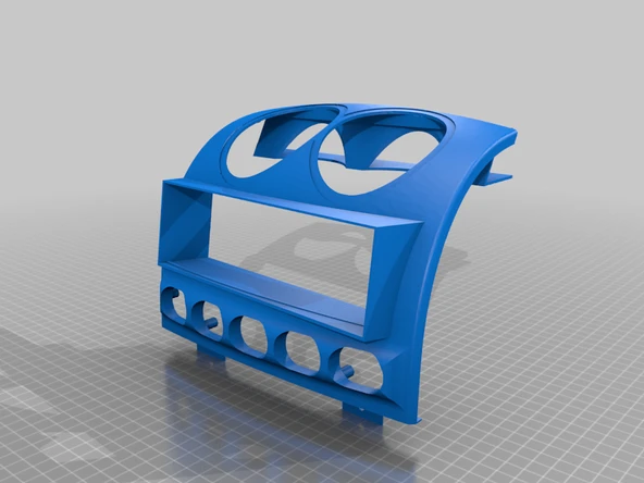 Fiat Punto mk1 176 1 din gösterge paneli orta konsol çerçeve - 6133774 ürün görseli 1