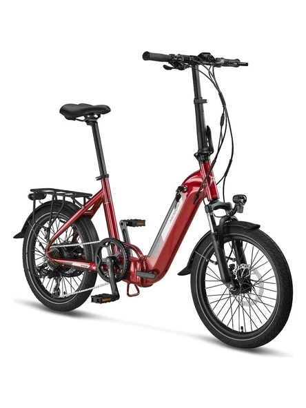 MOSSO KRONOS ELEKTRİKLİ KATLANIR HD FREN BİSİKLET BORDO ürün görseli