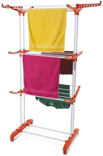 Doğrular Perilla Fit's Tiga 3 Katlı Tekerlekli Kurutmalık ürün görseli 1