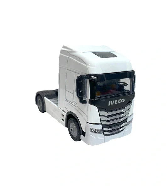 Metal IVECO Tır Kafası 1 adet Işıklı Müzikli Oyuncak – 12 cm - Resim 2