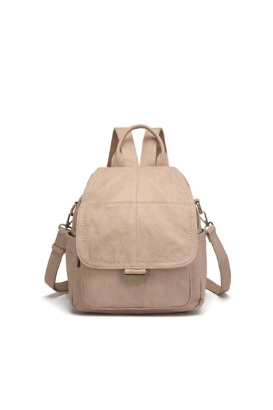 Yıkama Deri Sırt Askılı Kadın Çantası 21-K Barcelona 1908 ürün görseli