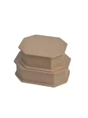 Aka Ahşap Sekizgen Kutu Küçük Boy Kt31 ürün görseli 1