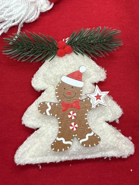 Yılbaşı Ağacı Kırmızı Polar Kedi Kıyafeti | Kapüşonlu Noel Kedi Sweatshirt | Küçük Irklar İçin - Resim 5