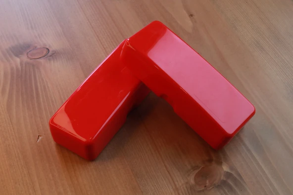 ModaTüm Gözlük Kabı Kutusu 2'Lİ- Süper Dayanıklı Kırmızı Model- ürün görseli