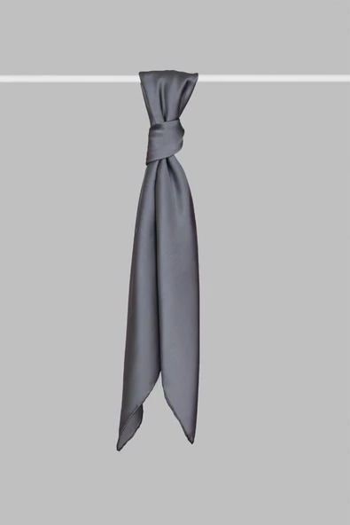 AR4444 ARMANDA EŞARP DÜZ SATEN İPEK - Resim 6