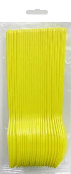 KAŞIK LÜKS SARI 25 ADET - Resim 4