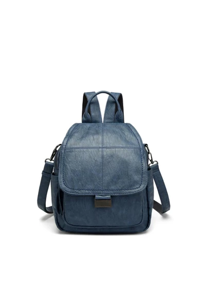 Yıkama Deri Sırt Askılı Kadın Çantası 21-K Barcelona 1908 ürün görseli