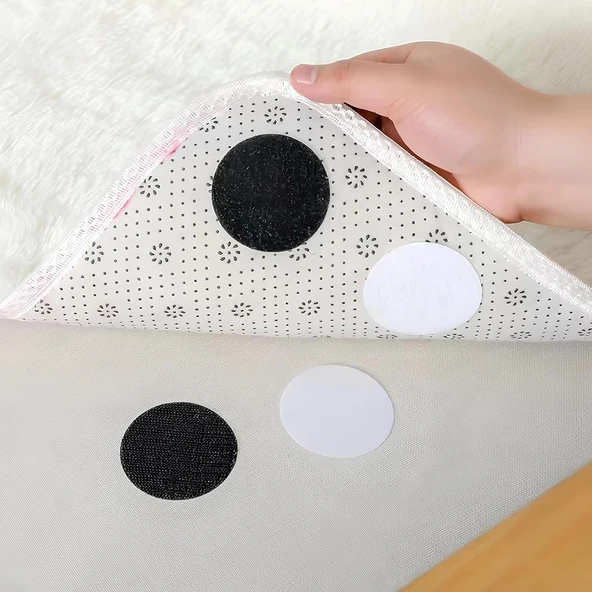 Halı Kilim Koltuk Örtüsü Sabitleyici Cırt 20 Adet Kaydırmaz Kendinden Yapışkanlı Cırt - Resim 4