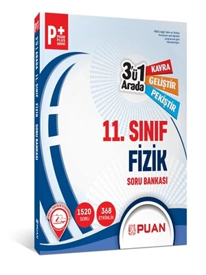 Puan Yay.- 11.sınıf Fizik 3'ü 1 Arada Soru Bankası 2324 ürün görseli 1
