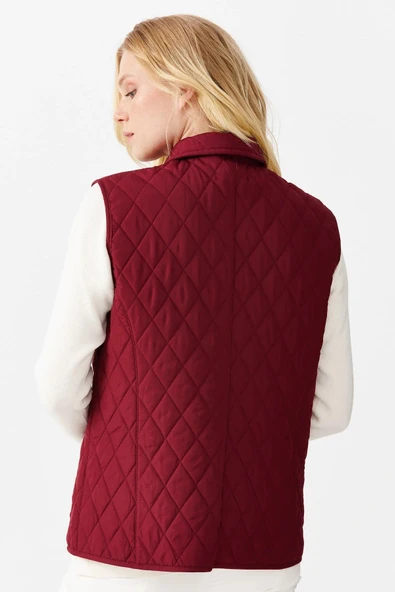 21437 DESEN KLASİK KAPİTONE YELEK - Resim 11