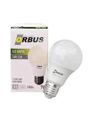 Orbus Orb-l9ws 15.000 Saat E27 800 Lm Sarı Led Ampul ürün görseli 1